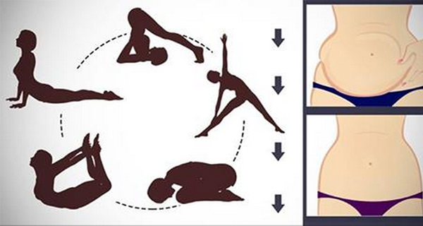 5 postures de yoga pour réduire la graisse tenace du ventre